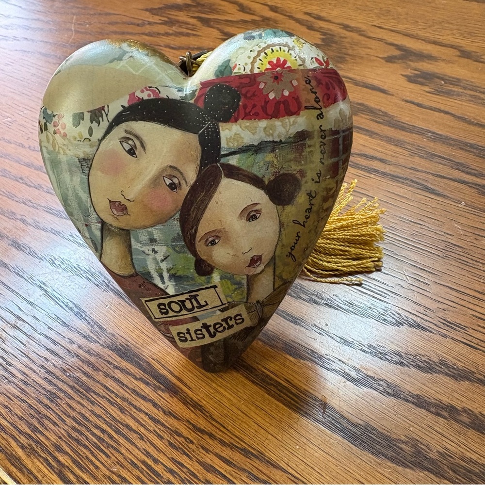 Kelly Rae Roberts Art Hearts Soul Sisters Lock and Key